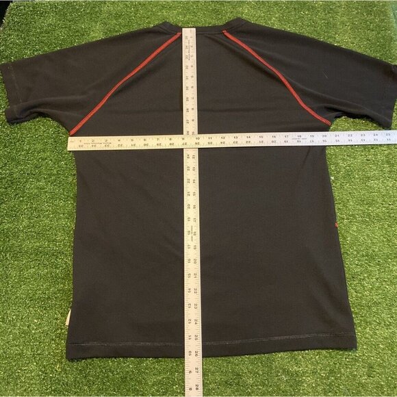 Carolina Hurricanes shirt mens medium black red Majestic Y2K short sleeve 29 - Picture 11 of 12